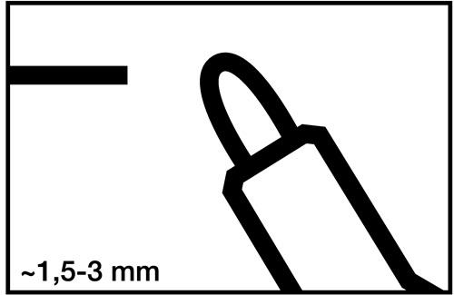 Whiteboardmarker 250 rot Strich-B.1,5-3mm Rundspitze EDDING || VE = 10 ST