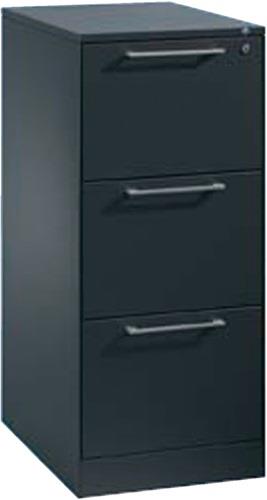 Hängeregistraturschrank schwarzgrau/schwarzgrau H998xB440xT600mm Trgf.50kg C+P || VE = 1 ST