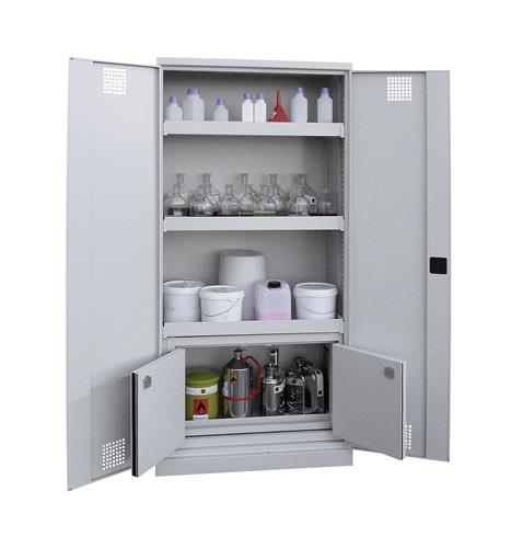 Chemikalien- u.Giftschrank H1950xB950xT500mm Flügeltüren 2 60 min.FS LACONT || VE = 1 ST