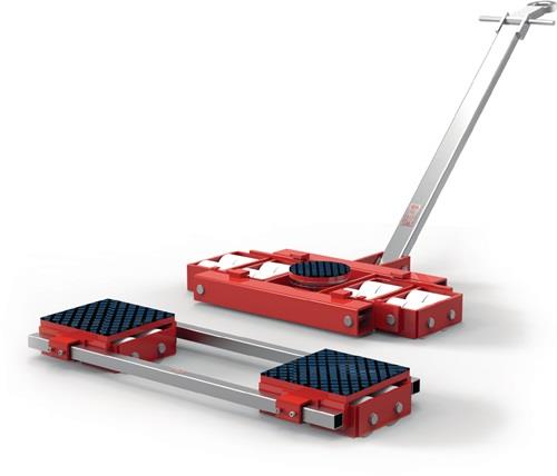 Transportfahrwerk-Set verstellb.u.lenkbar Trgf.80 t 16 Lastrollen || VE = 1 ST