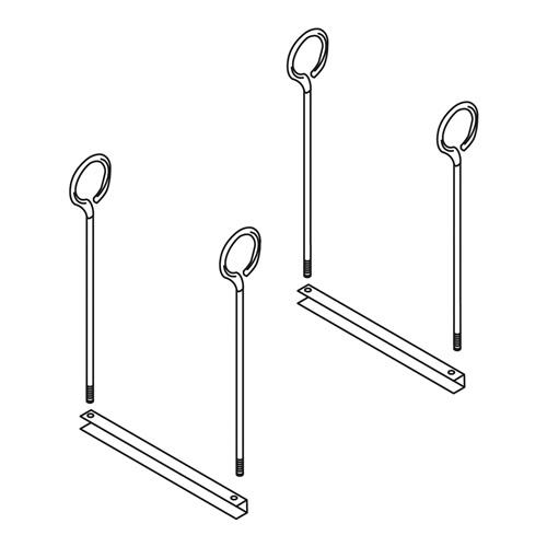 Kranverladevorrichtung Trgf.2300kg f.isol.Mat.-Cont.m.isol.BD SÄBU || VE = 1 ST