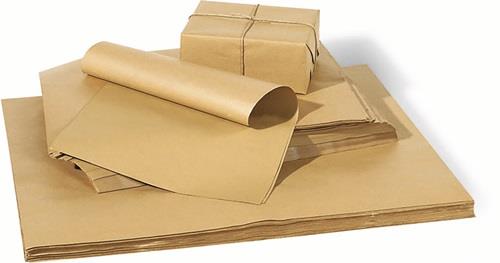 Packpapier L750xB500mm Natron-Mischpapier 80g/m² || VE = 1 KT