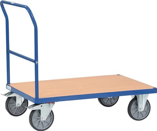 Plattformwagen Ladeflächen L850xB500mm STA brillantblau Trgf.500kg FETRA || VE = 1 ST