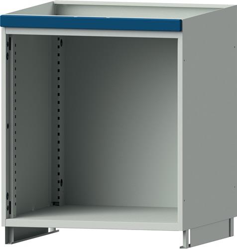 Aufsatzschrank H800xB715xT720mm lichtgrau/enzianblau o.Flügeltüren PROMAT || VE = 1 ST