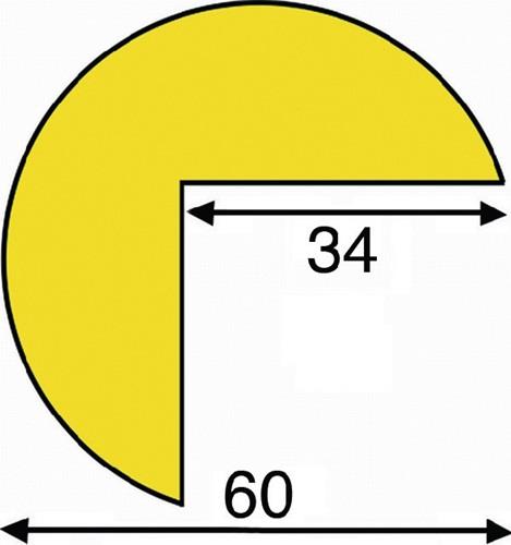 Eckschutz rot-weiß 1000mm PUR-Schaum Typ A+ || VE = 1 ST