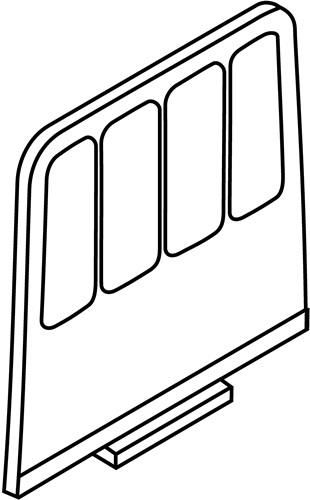 Fachunterteilungen Tiefen-Fachteiler f.Flachablageschrank 10St./Beutel C+P || VE = 1 BT