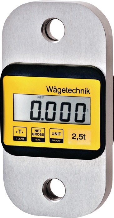 Zugkraftaufnehmer Messber.0-100 t Ziffernschritt 50kg m.Digitalanz.u.Funkübertr.