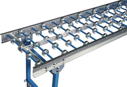 Leichtröllchenbahnen Gesamt-B.340mm Gerade 2m m.Stahlröllchen,verz.75mm || VE = 1 ST