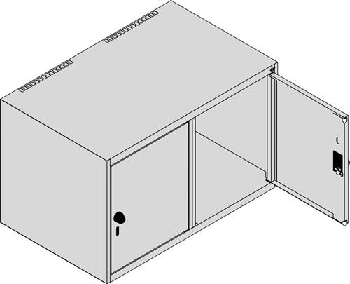 Ausfsatzschrank Classic H500xB800xT500mm Farbwahl/Farbwahl f.2-Teiler C+P || VE = 1 ST